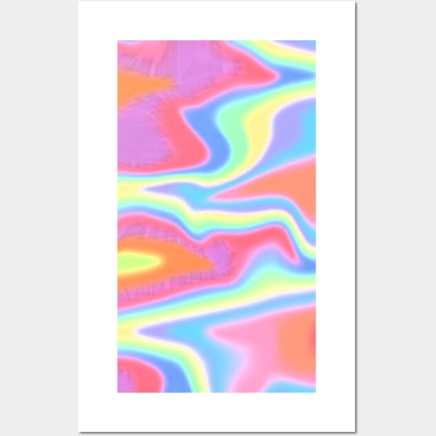 Abstract Liquid Pattern Wall Art by MarjanShop